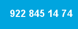 922 845 14 74 922 845 14 74